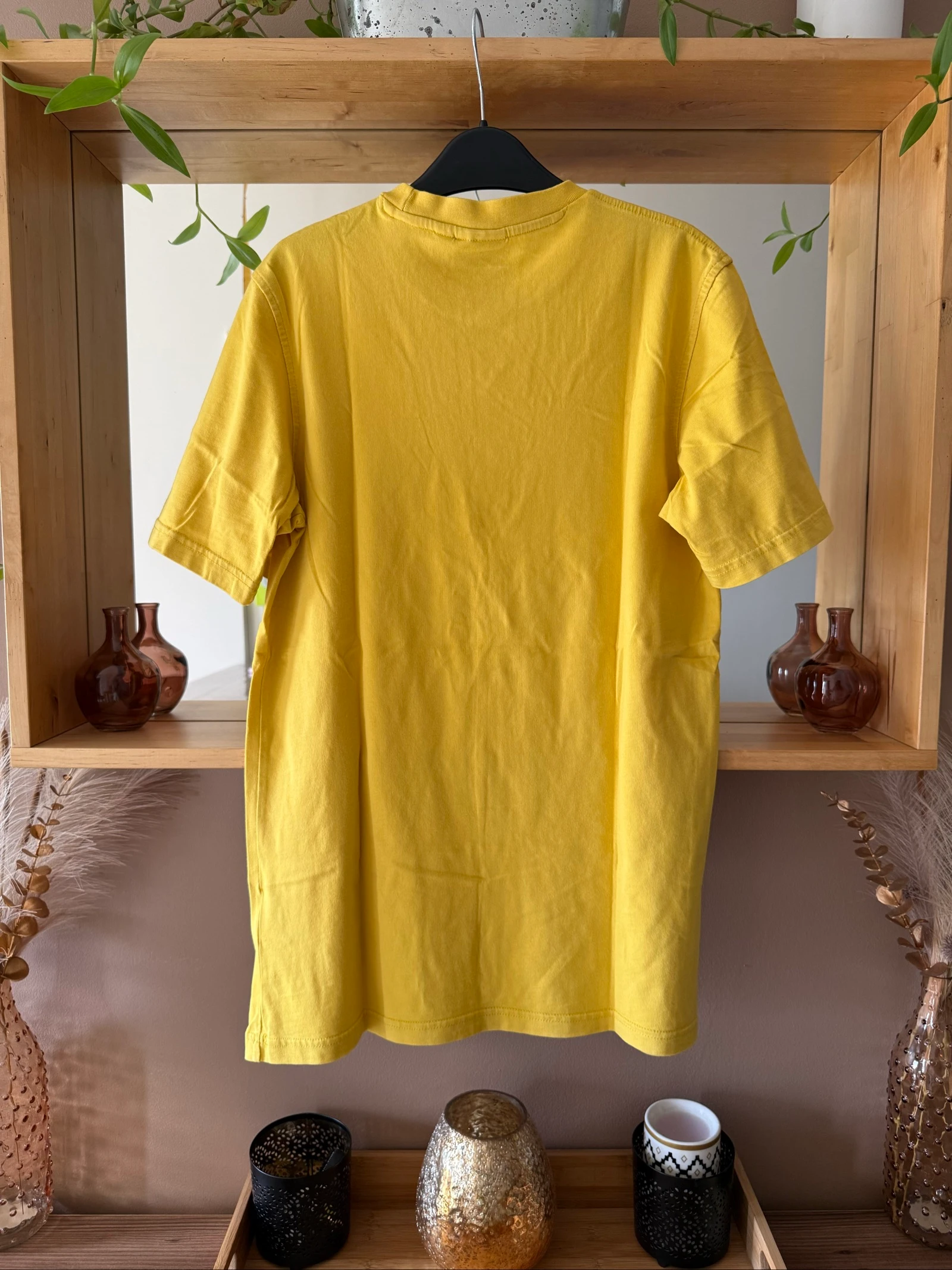 Camiseta Adidas Originals Hombre XS – Amarillo Mostaza – Logo Trébol – Vintage – Muy buen estado – photo 2